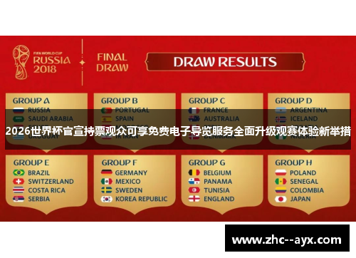 2026世界杯官宣持票观众可享免费电子导览服务全面升级观赛体验新举措 2026世界杯官宣持票观众可享免费电子导览服务全面升级观赛体验新举措